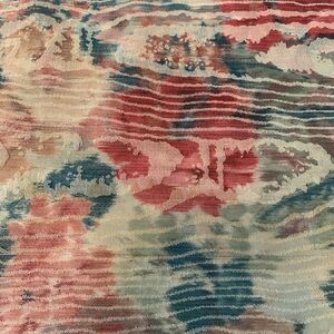 54” X 64” Pink & Blues Upholstery Fabric